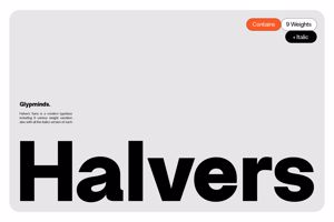 Related font Halvers