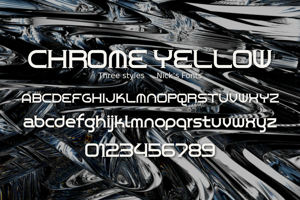 Related font Chrome Yellow