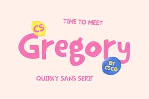 Related font CS Gregory