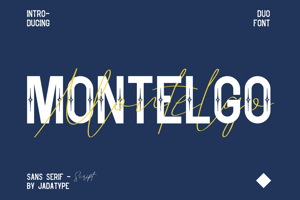 Montelgo Sans Serif