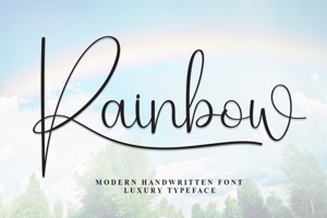 Related font Rainbow