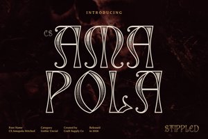 Related font CS Amapola Stippled