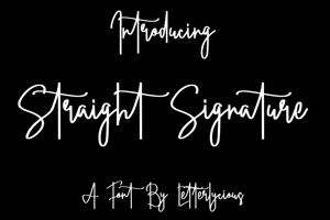 Straight Signature