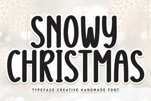 Related font Snowy Christmas