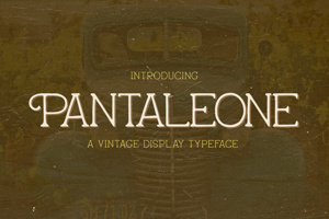 Related font Pantaleone Stamp
