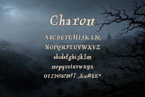 Related font Charon