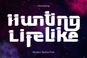 Related font Hunting Lifelike