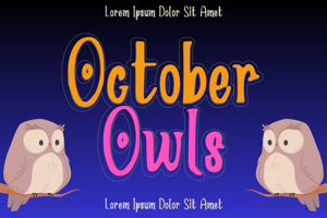 October Owls