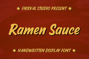 Related font Ramen Sauce