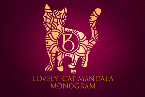Related font Lovely Cat Mandala Monogram