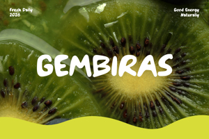 Related font Gembiras