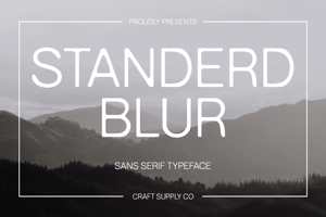 Related font Standerd Blur