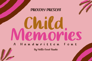 Related font Child Memories