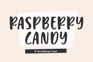 Related font Raspberry Candy