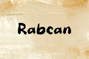 Related font Rabcan