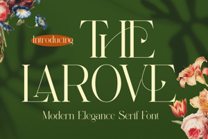 Related font The Larove