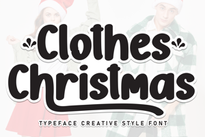 Related font Clothes Christmas