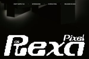 Related font CS Rexa Pixel