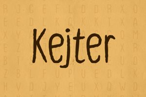 Related font Kejter