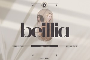 Related font Beillia