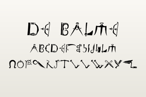 Related font De Balme Initials