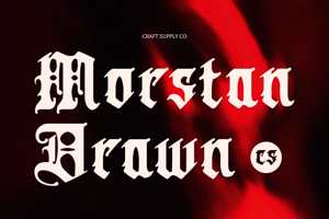 Related font CS Morstan Drawn