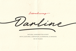 Darline Handwritten Font