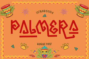Related font Palmera