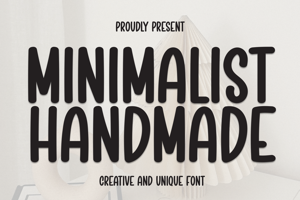 Related font Minimalist Handmade