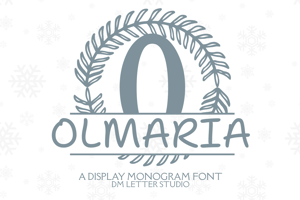 Related font Olmaria Split Monogram
