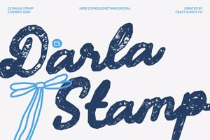 Related font CS Darla Stamp