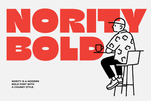 Nority - Inktrap Bold Font