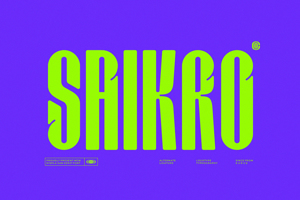 Related font Saikro