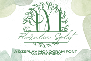 Floralia Split Monogram