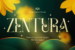 Related font ZENTURA