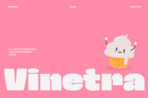 Related font Vinetra - Bold Font
