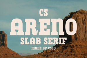 Related font CS Areno