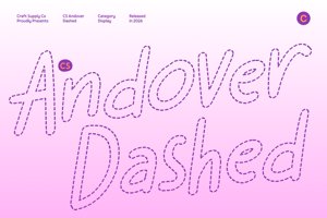 Related font CS Andover Dashed