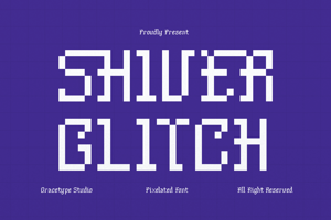 Related font Shiver Glitch