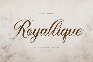 Related font Royallique