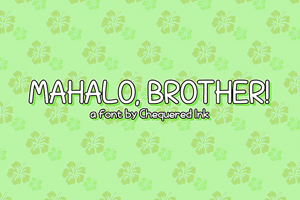 Mahalo, Brother!
