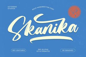 Related font Skanika VERSION