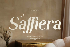 Related font SAFFIERA