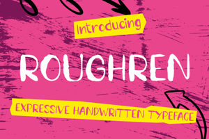 Related font Roughren