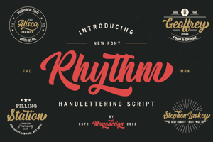 Rhythm - Script Font