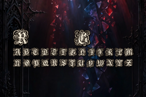 Related font Royal Gothic