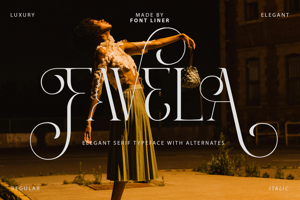 Related font Favela DEMO