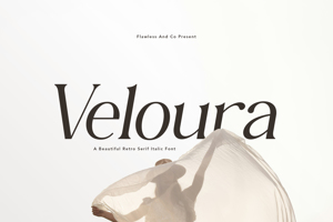 Related font VELOURA