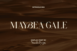 Related font Maybea Gale