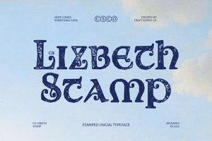 Related font CS Lizbeth Stamp